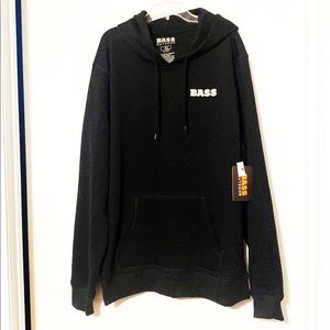 Bass Black Hoodie NWT SZ XL